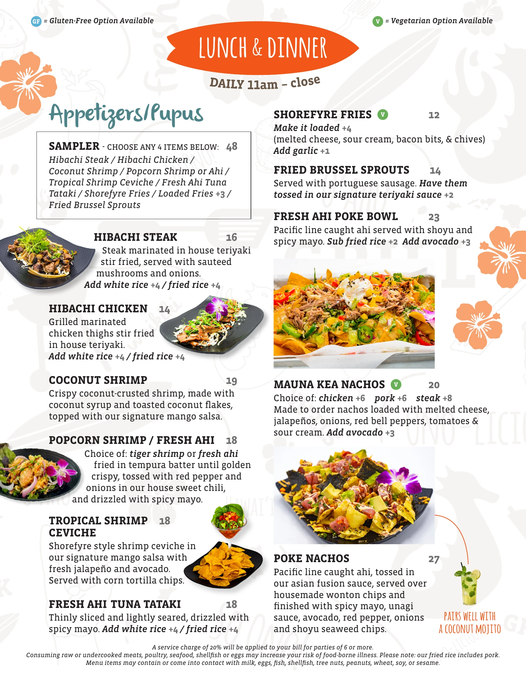 ShoreFyre IMP Menu Page 5