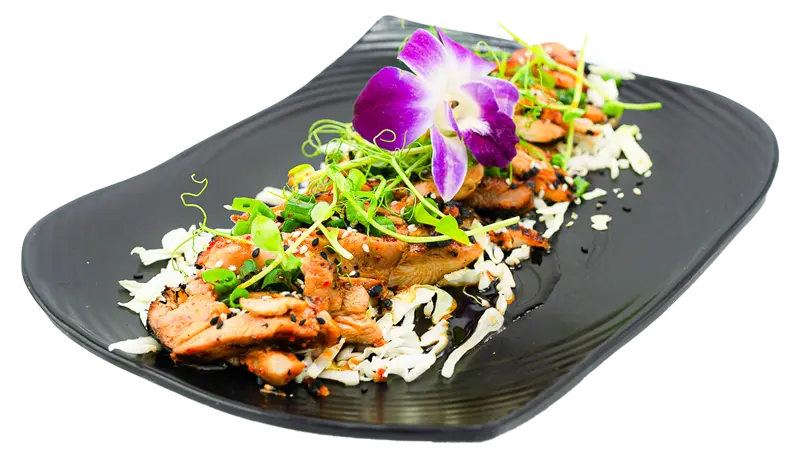 Hibachi chicken happy hour at ShoreFyre Waikiki