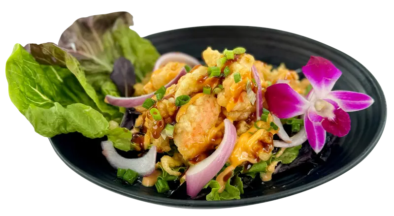 Popcorn shrimp happy hour at ShoreFyre Waikiki