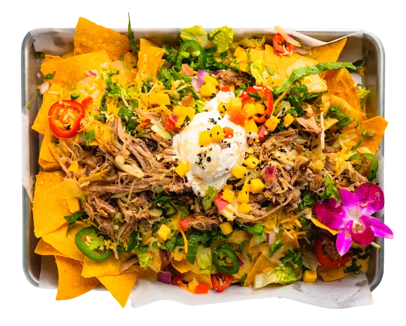 Late night nachos at ShoreFyre Waikiki